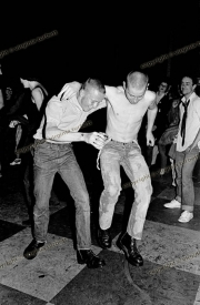 crisis  skinheads crowd fans punks dancing acklam hall 29/06/79