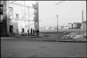 Youth in demolition site, 4//2/79