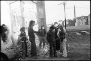 Youth in demolition site, 4//2/79