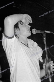 Bono onstage in Belgium 1980