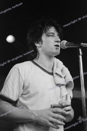 Bono onstage in Belgium 1980